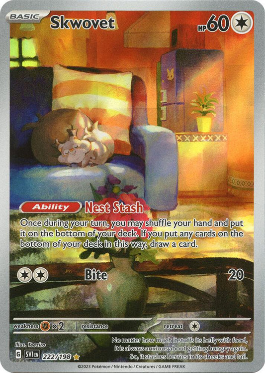 Skwovet - 222/198 [SV01: Scarlet & Violet Base Set] 222/198