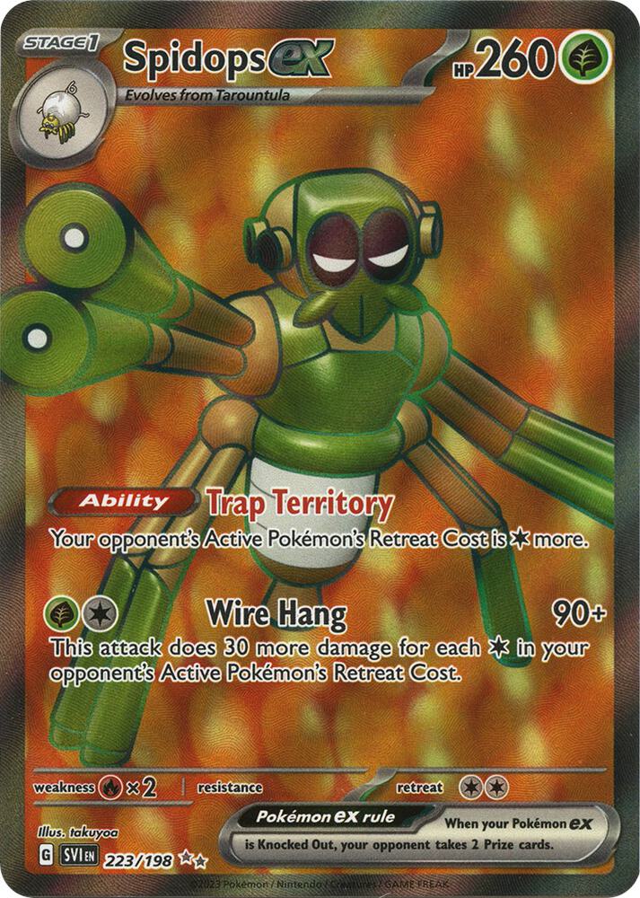 Spidops ex - 223/198 [SV01: Scarlet & Violet Base Set] 223/198