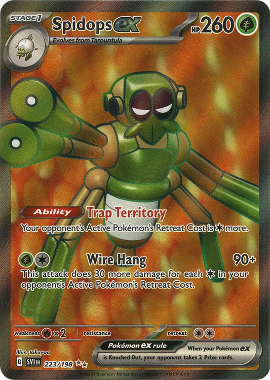 Spidops ex - 223/198 [SV01: Scarlet & Violet Base Set] 223/198