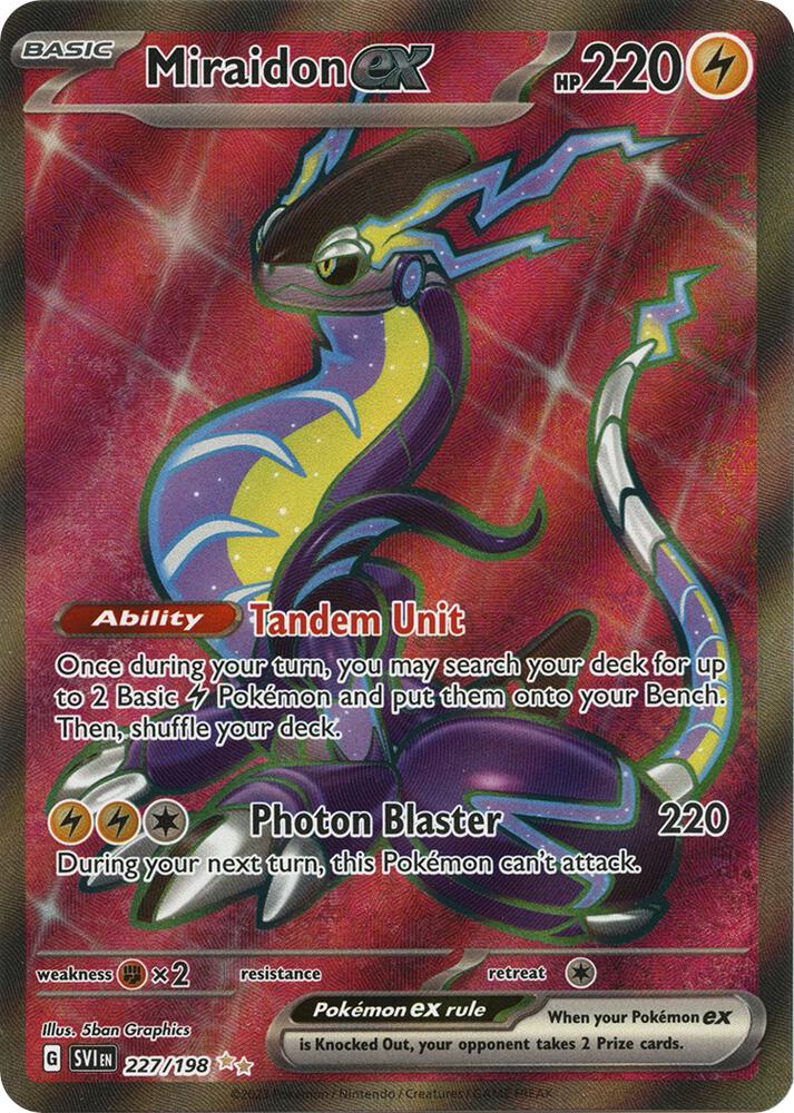 Miraidon ex - 227/198 [SV01: Scarlet & Violet Base Set] 227/198