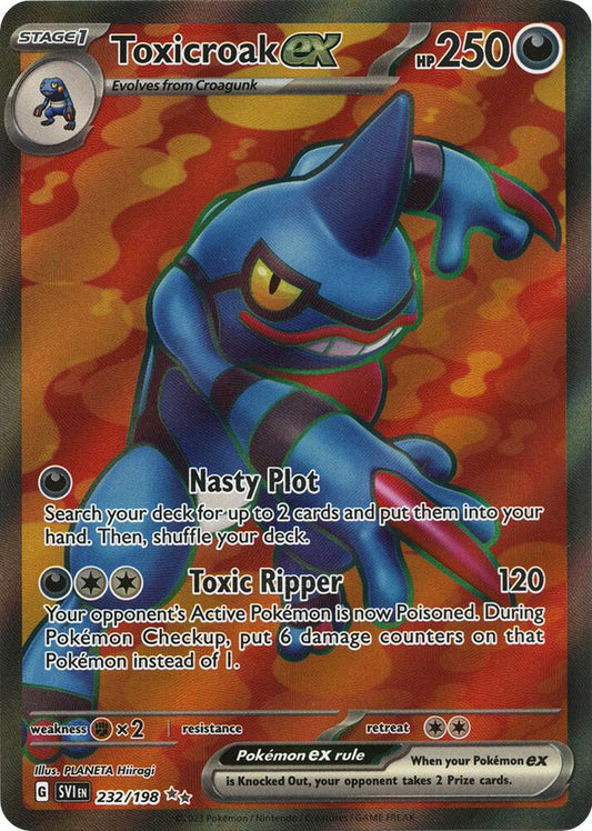 Toxicroak ex - 232/198 [SV01: Scarlet & Violet Base Set] 232/198