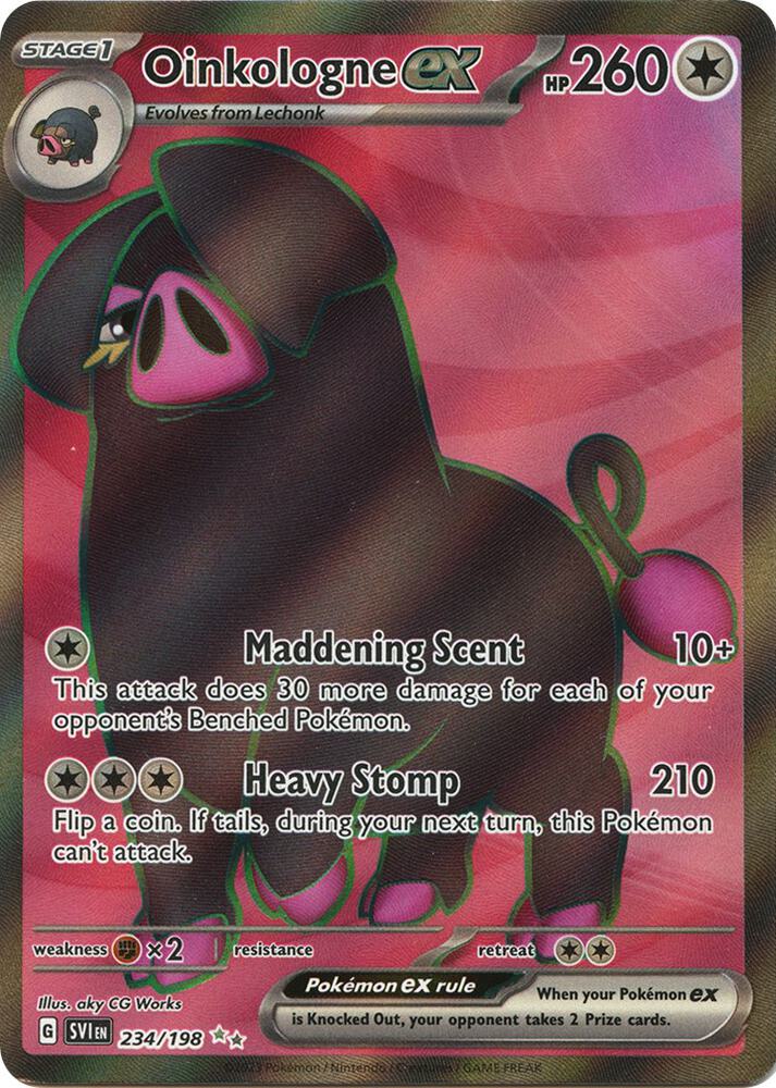 Oinkologne ex - 234/198 [SV01: Scarlet & Violet Base Set] 234/198