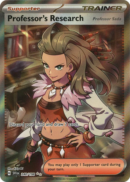 Professor's Research [Professor Sada] - 240/198 [SV01: Scarlet & Violet Base Set] 240/198