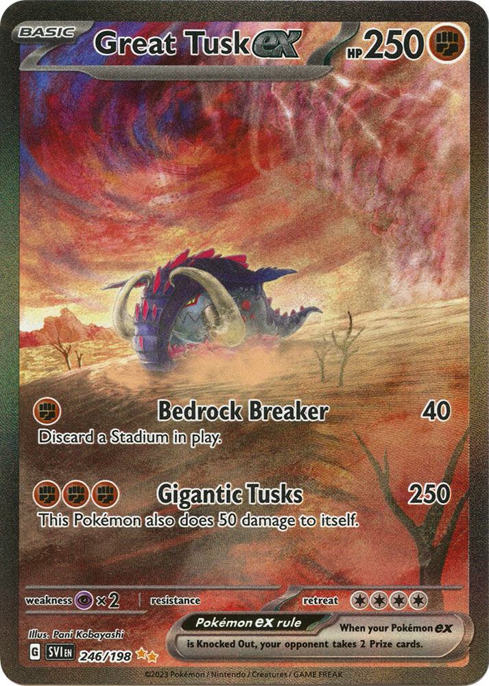 Great Tusk ex - 246/198 [SV01: Scarlet & Violet Base Set] 246/198