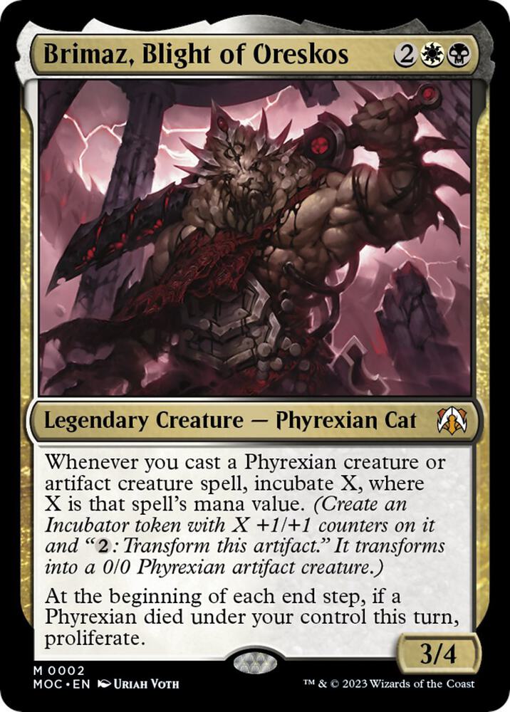 Brimaz, Blight of Oreskos [Commander: March of the Machine] 2