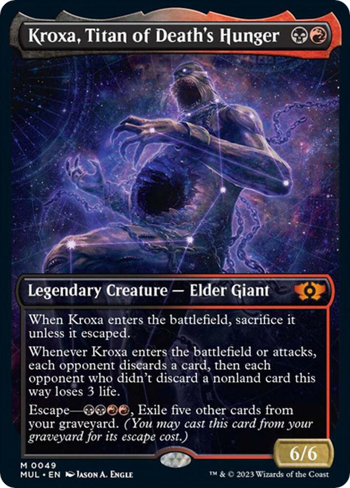 Kroxa, Titan of Death's Hunger [March of the Machine: Multiverse Legends] 49