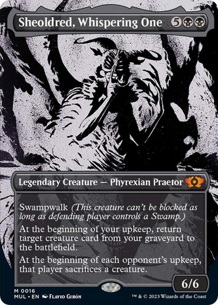 Sheoldred, Whispering One [March of the Machine: Multiverse Legends] 16