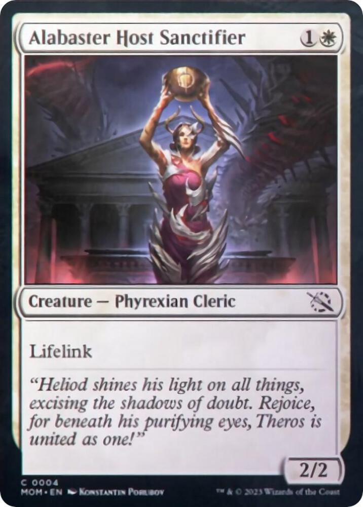 Alabaster Host Sanctifier [March of the Machine] 4