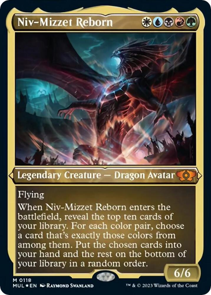Niv-Mizzet Reborn (Foil Etched) [March of the Machine: Multiverse Legends] 118