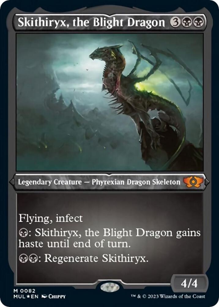 Skithiryx, the Blight Dragon (Foil Etched) [March of the Machine: Multiverse Legends] 82