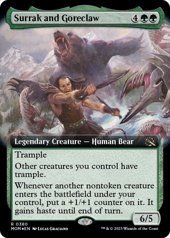 Surrak and Goreclaw (Extended Art) [March of the Machine] 380