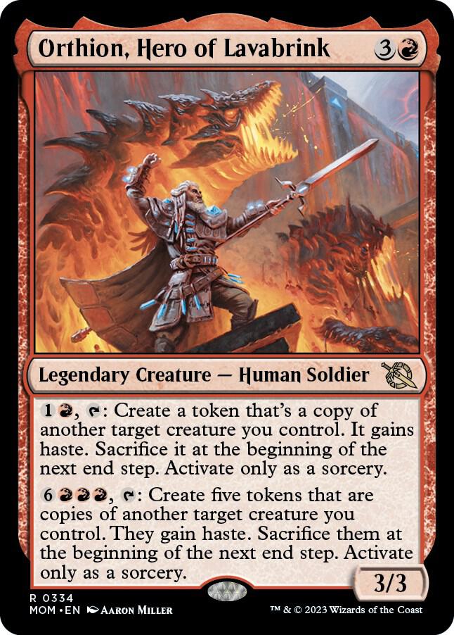 Orthion, Hero of Lavabrink [March of the Machine] 334