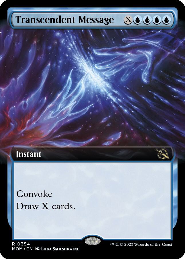 Transcendent Message (Extended Art) [March of the Machine] 354