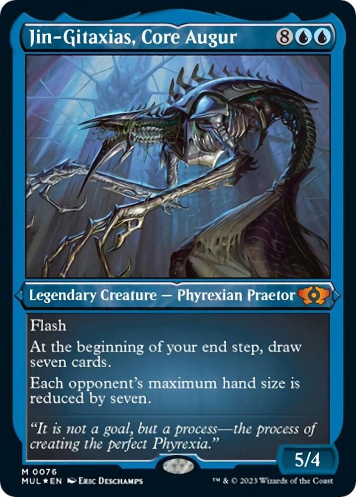 Jin-Gitaxias, Core Augur (Foil Etched) [March of the Machine: Multiverse Legends] 76