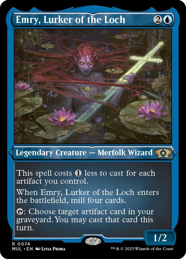 Emry, Lurker of the Loch (Foil Etched) [March of the Machine: Multiverse Legends] 74