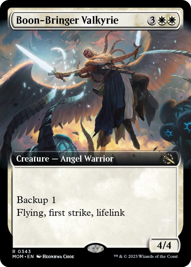 Boon-Bringer Valkyrie (Extended Art) [March of the Machine] 343