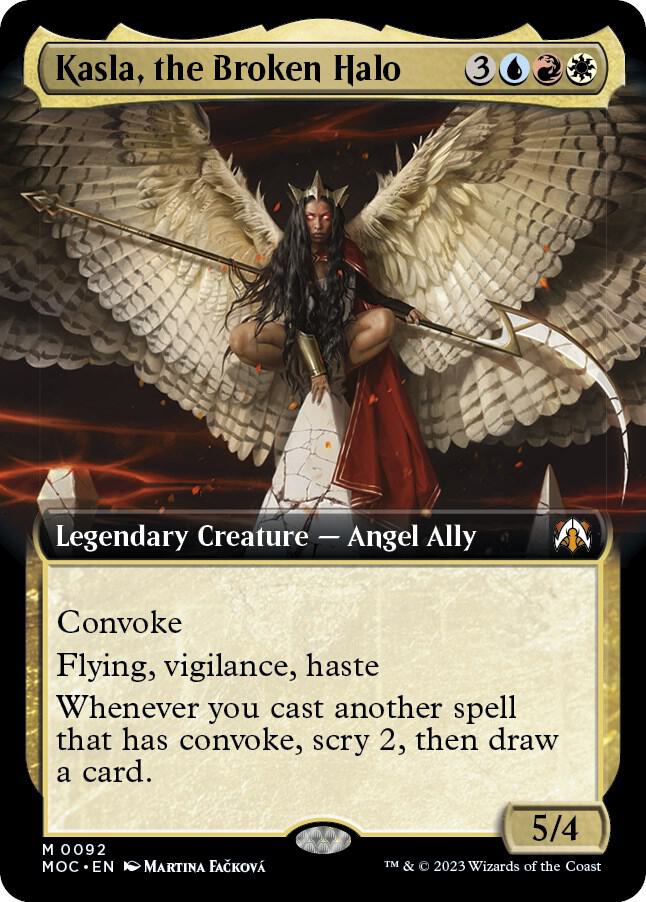 Kasla, the Broken Halo (Extended Art) [Commander: March of the Machine] 92