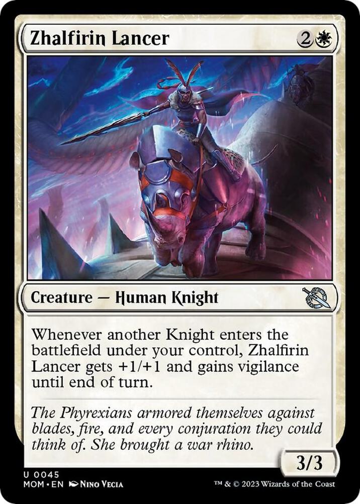 Zhalfirin Lancer [March of the Machine] 45