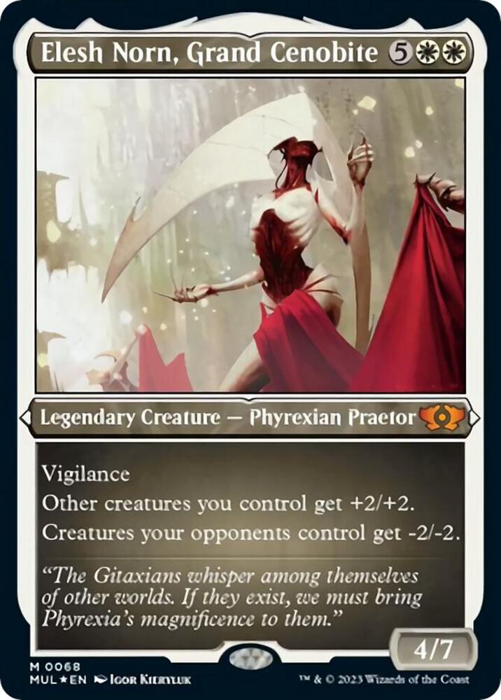 Elesh Norn, Grand Cenobite (Foil Etched) [March of the Machine: Multiverse Legends] 68