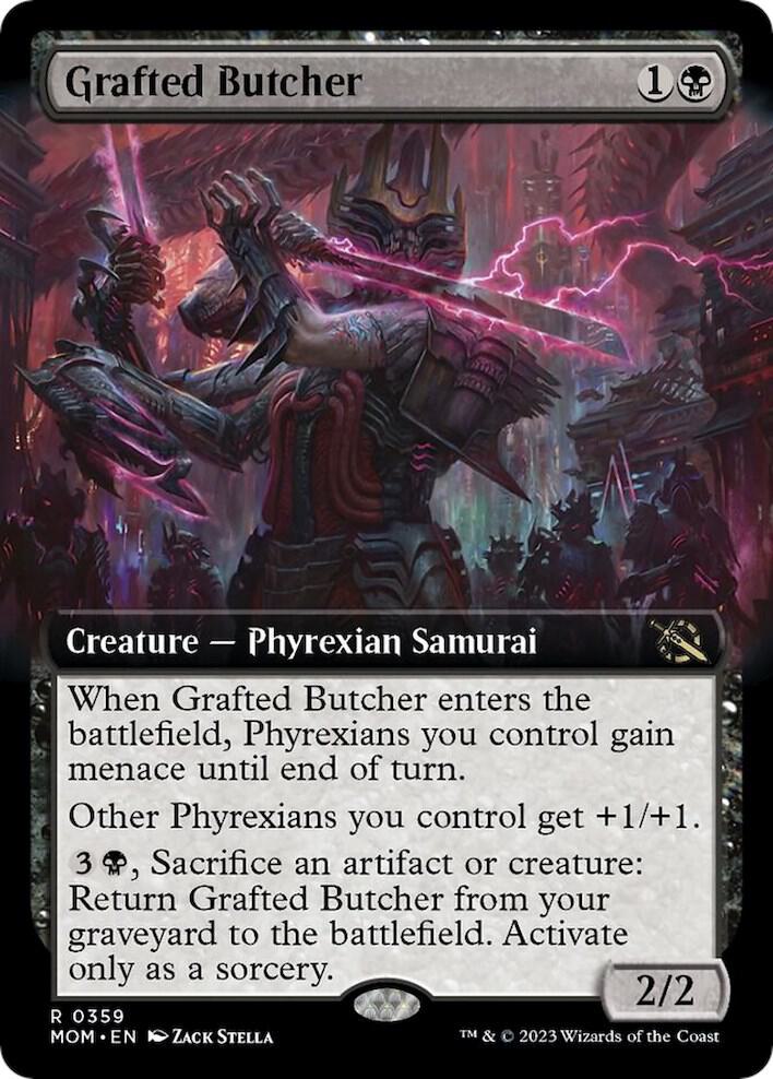 Grafted Butcher (Extended Art) [March of the Machine] 359