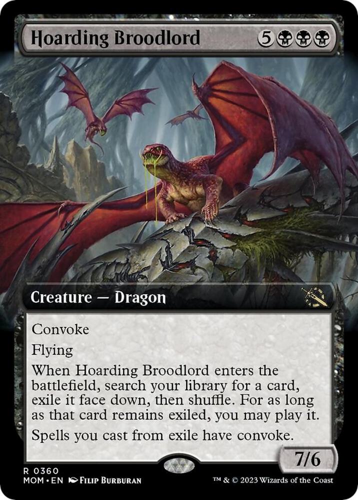 Hoarding Broodlord (Extended Art) [March of the Machine] 360