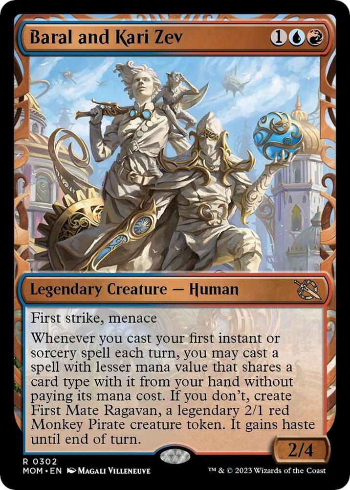 Baral and Kari Zev (Showcase) [March of the Machine] 302