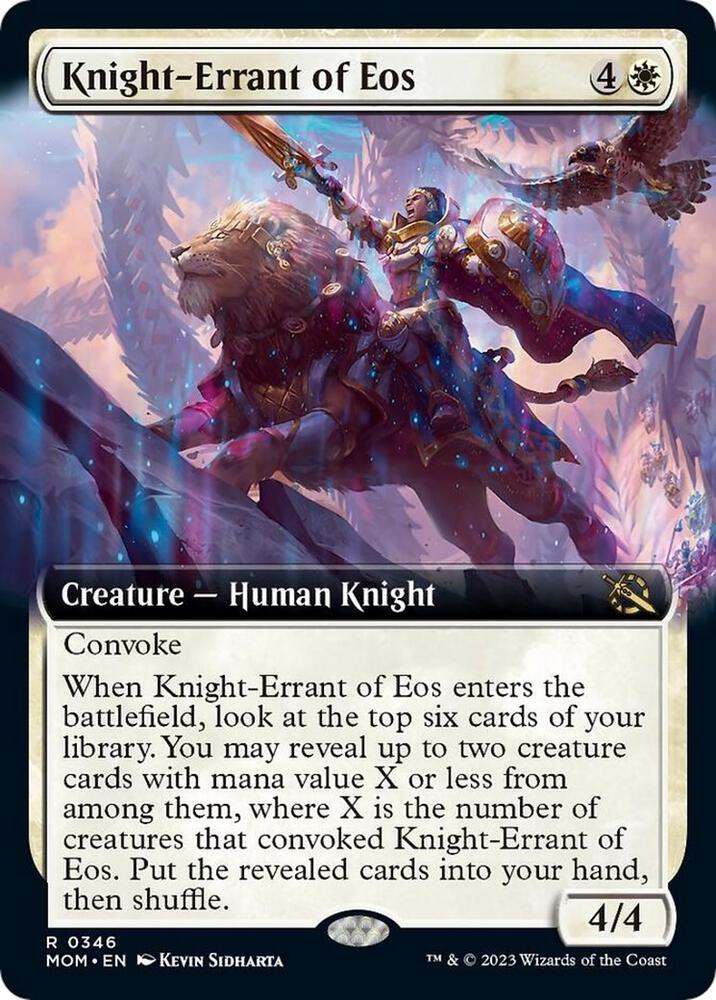 Knight-Errant of Eos (Extended Art) [March of the Machine] 346