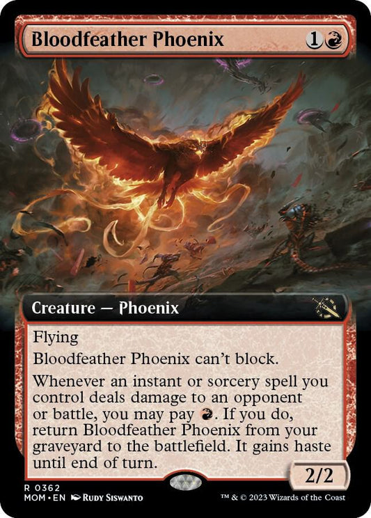 Bloodfeather Phoenix (Extended Art) [March of the Machine] 362