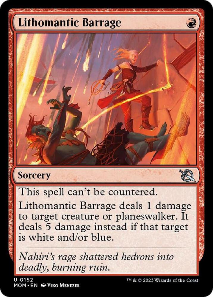 Lithomantic Barrage [March of the Machine] 152