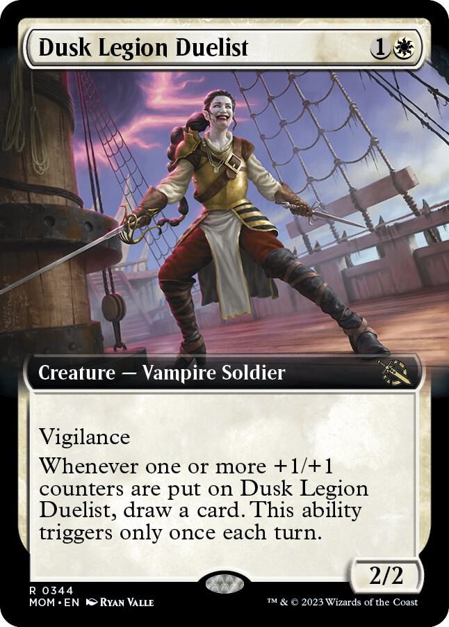 Dusk Legion Duelist (Extended Art) [March of the Machine] 344