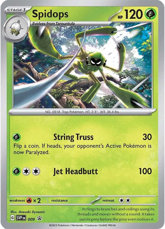 Spidops - 009 [SV: Scarlet & Violet Promo Cards] 009