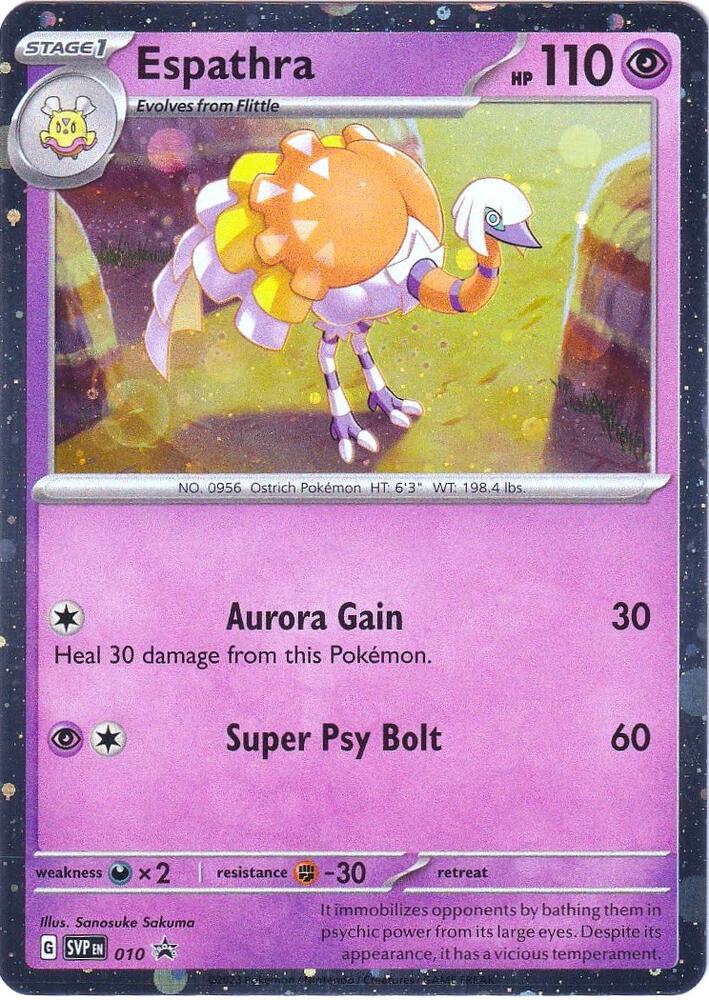 Espathra - 010 [SV: Scarlet & Violet Promo Cards] 010