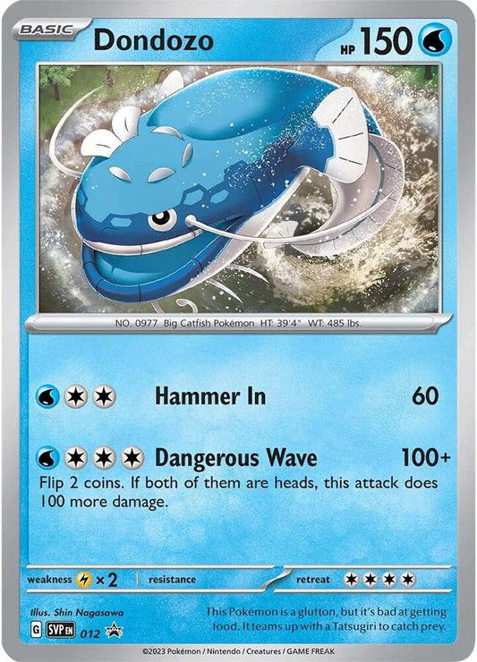 Dondozo - 012 [SV: Scarlet & Violet Promo Cards] 012