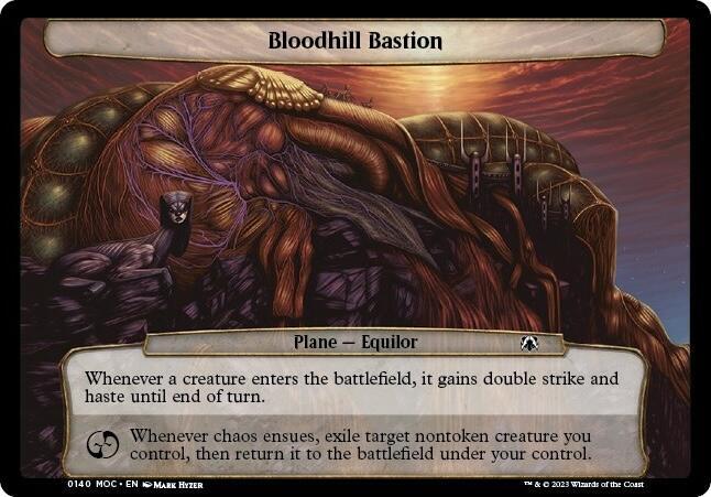 Bloodhill Bastion [Planechase: March of the Machine] 140