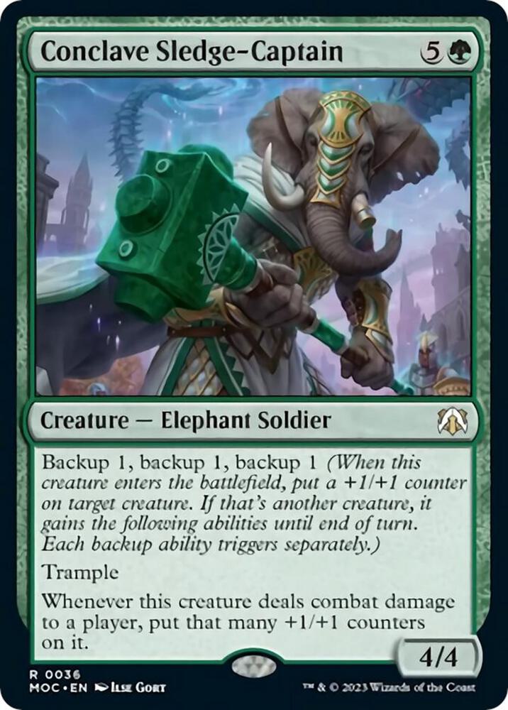 Conclave Sledge-Captain [Commander: March of the Machine] 36