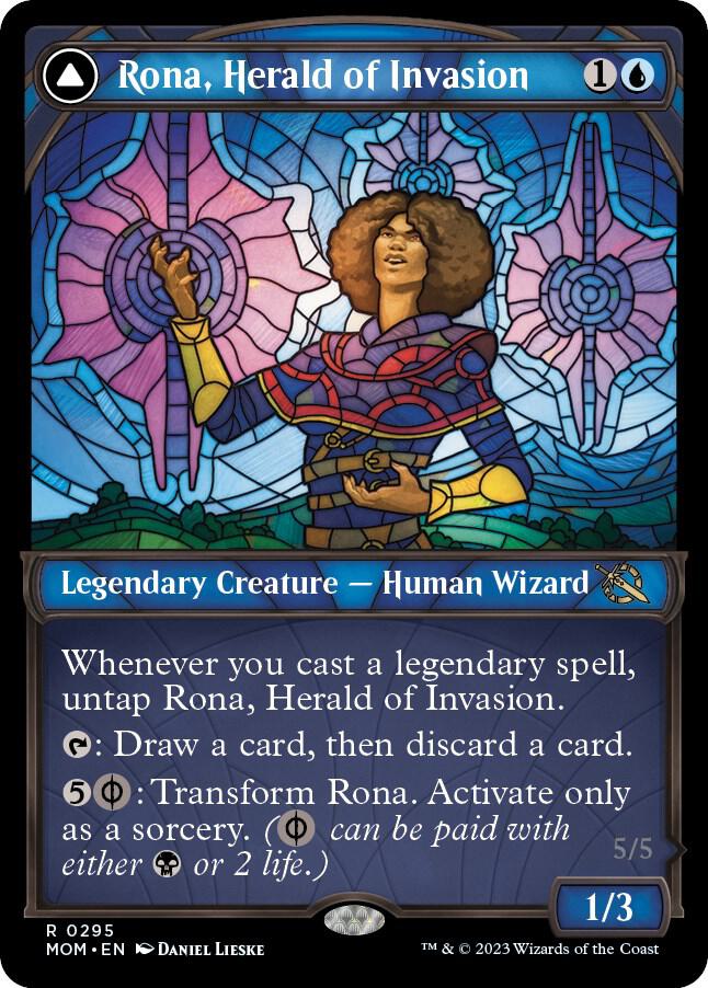 Rona, Herald of Invasion (Showcase) [March of the Machine] 295