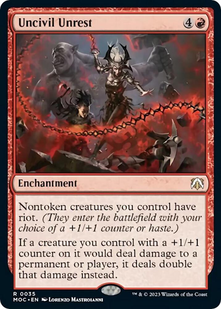 Uncivil Unrest [Commander: March of the Machine] 35