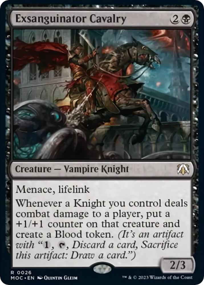 Exsanguinator Cavalry [Commander: March of the Machine] 26