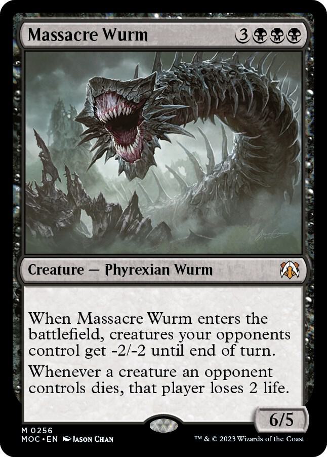 Massacre Wurm [Commander: March of the Machine] 256