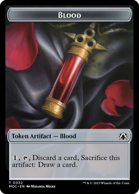 Blood // Shapeshifter Double-sided Token [Commander: March of the Machine] 32 // 12