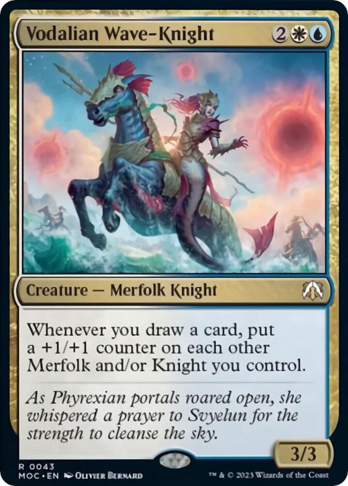 Vodalian Wave-Knight [Commander: March of the Machine] 43