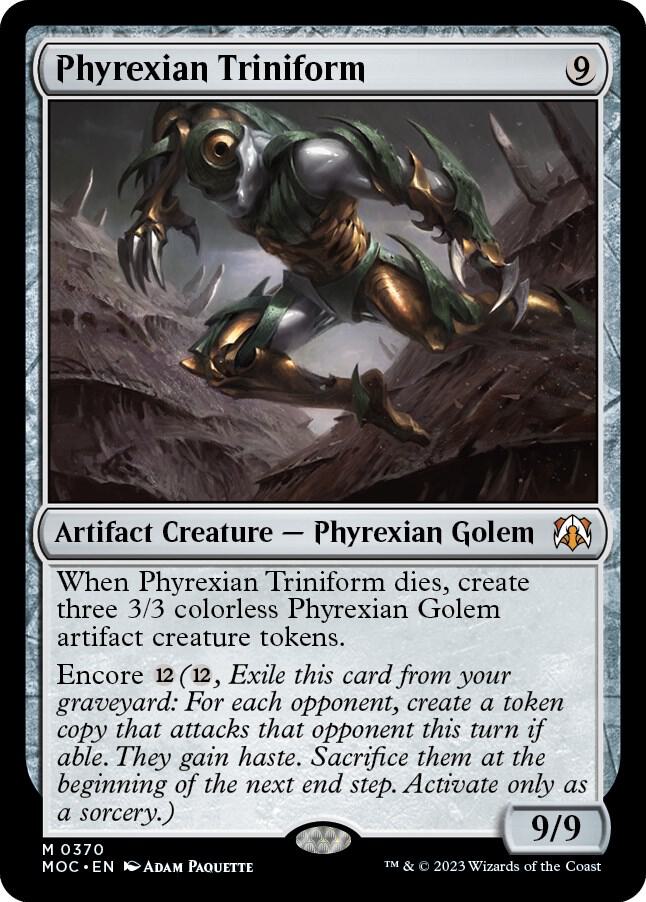 Phyrexian Triniform [Commander: March of the Machine] 370