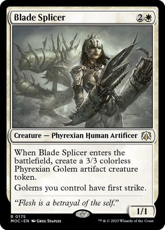 Blade Splicer [Commander: March of the Machine] 175