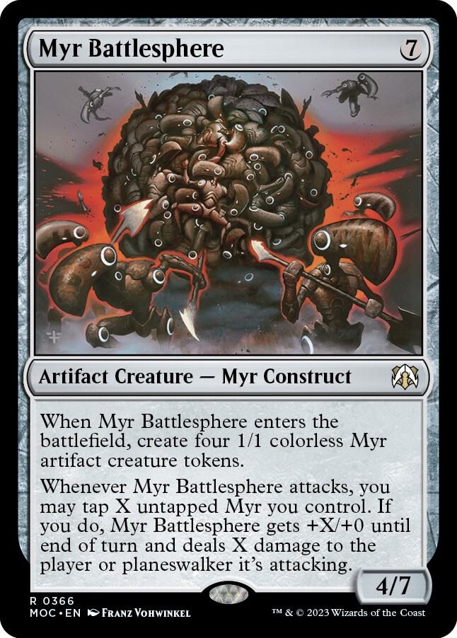 Myr Battlesphere [Commander: March of the Machine] 366