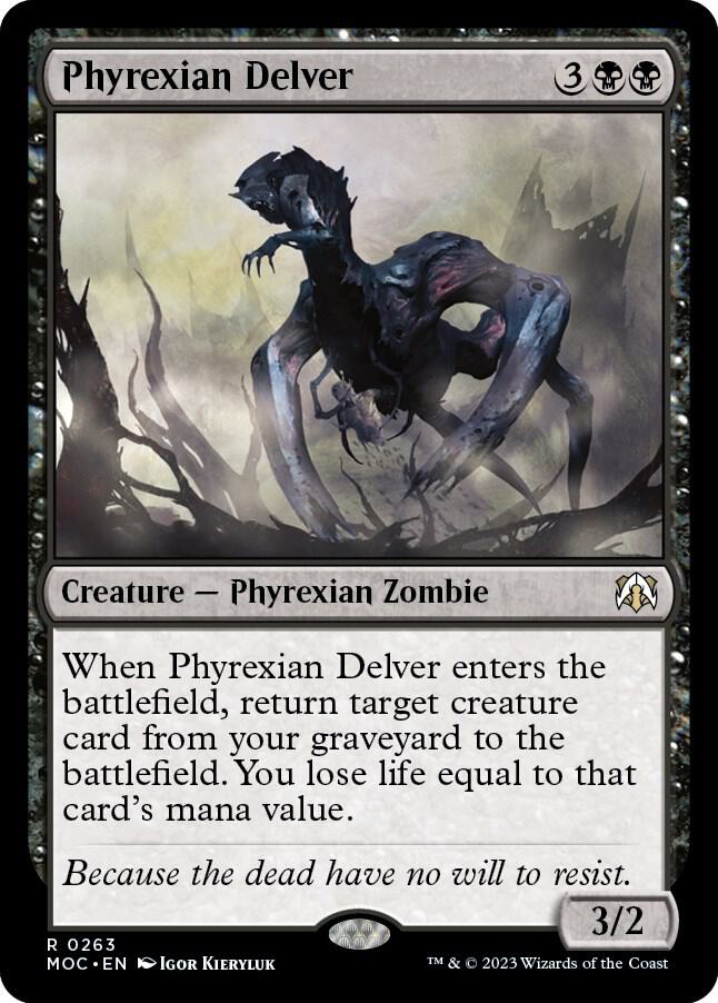 Phyrexian Delver [Commander: March of the Machine] 263