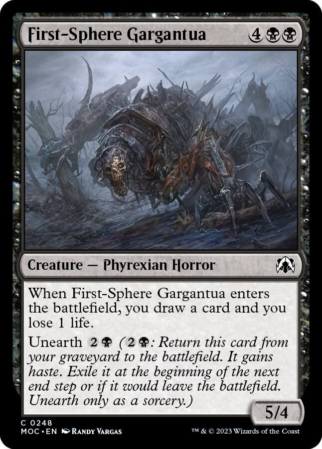 First-Sphere Gargantua [Commander: March of the Machine] 248