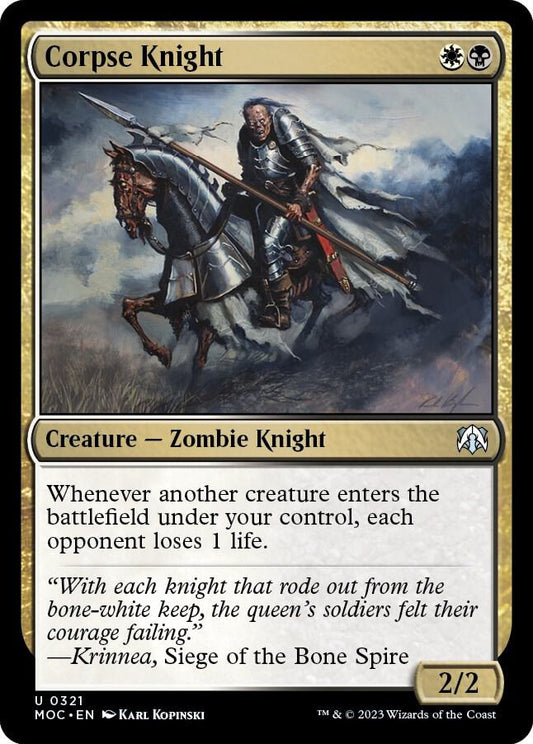 Corpse Knight [Commander: March of the Machine] 321
