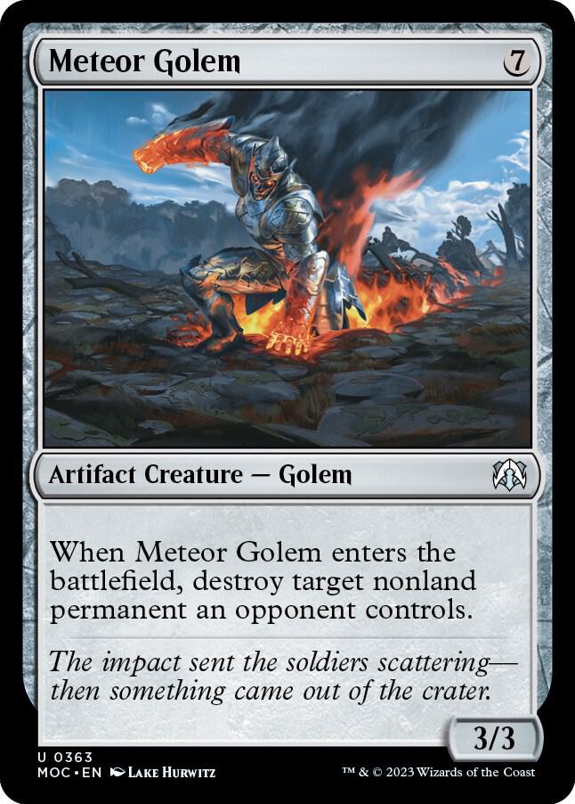 Meteor Golem [Commander: March of the Machine] 363