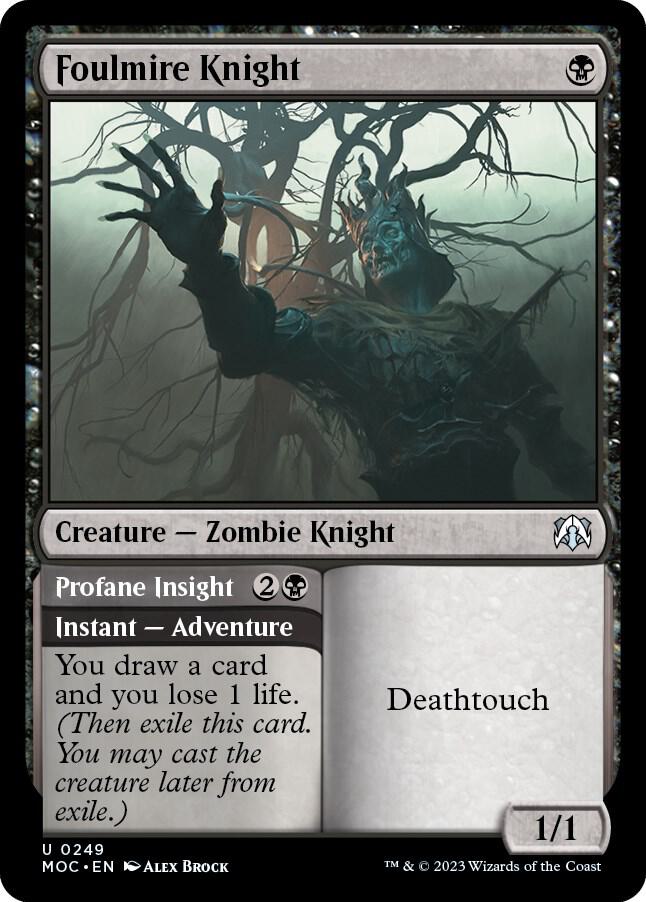 Foulmire Knight [Commander: March of the Machine] 249