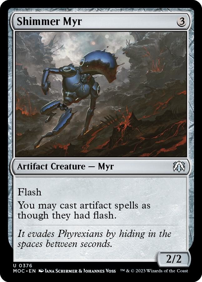 Shimmer Myr [Commander: March of the Machine] 376